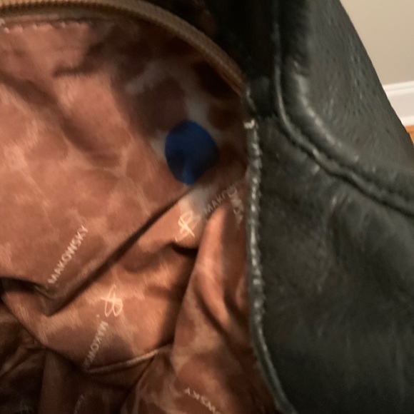 B. Makowsky Black Leather handbag - Picture 12 of 14